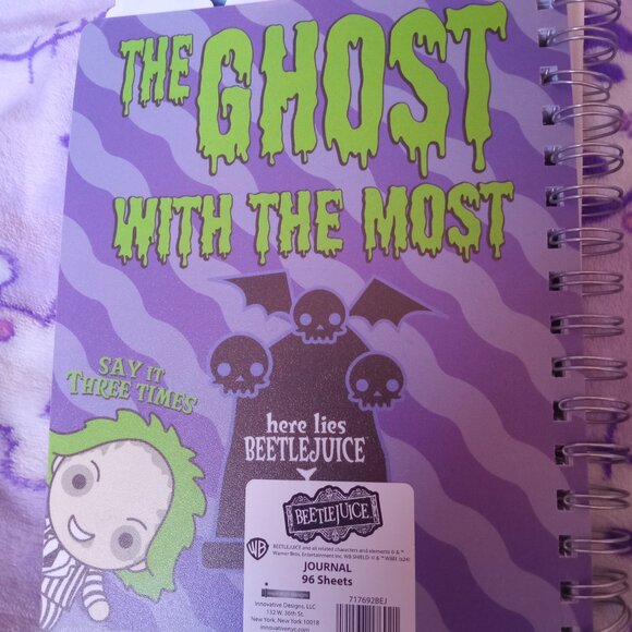 Beetlejuice Lined Notebook Journal - Picture 6 of 8